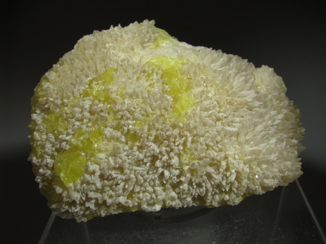 Aragonite, Sulphur - Agrigento. Sicily, Italy